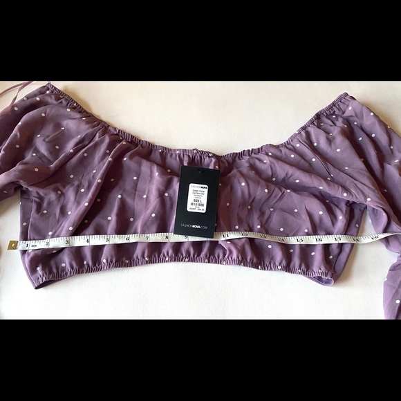 🆕Fashion Nova - Delilah polka dot skirt set in Lavender - Picture 9 of 11